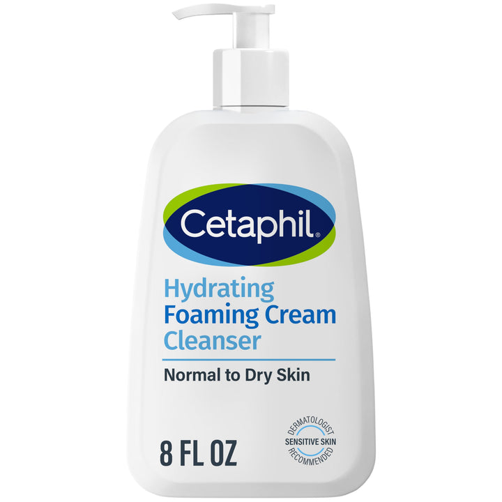 Cetaphil Hydrating Foaming Cream Cleanser 8 Fl Oz (237 ml)