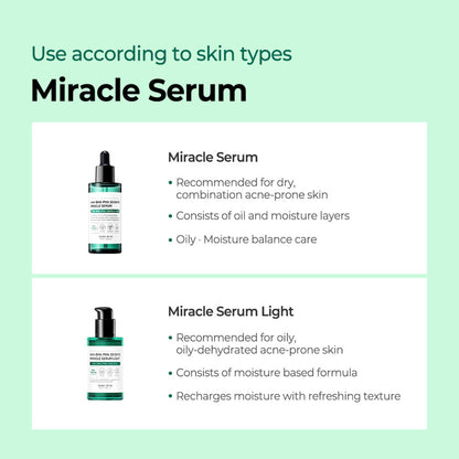 SOME BY MI Aha Bha Pha 30 Days Miracle Serum Light, Green