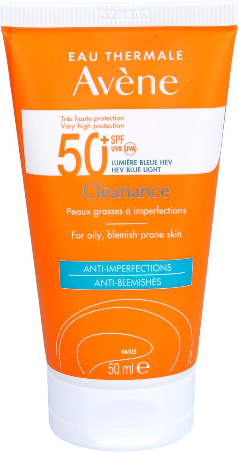 Eau Thermale Avene Very High Protection SPF50+ Cleanance Sunscreen for Oily, Blemish Prone Skin - 50ml Spray