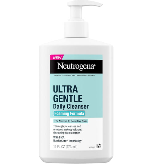 Neutrogena Ultra Gentle Hydrating Daily Facial Cleanser for Sensitive Skin 16 Fl Oz