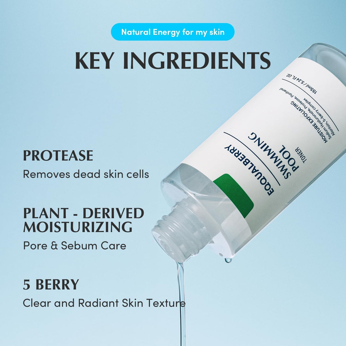 Eqqualberry Swimming Pool Toner 155 Ml