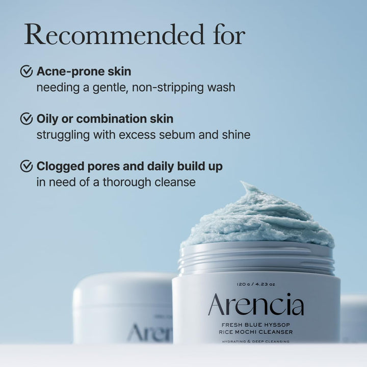 ARENCIA Hyssop Brightening & Deep-Cleansing Face Scrub & Exfoliator 120 Grams