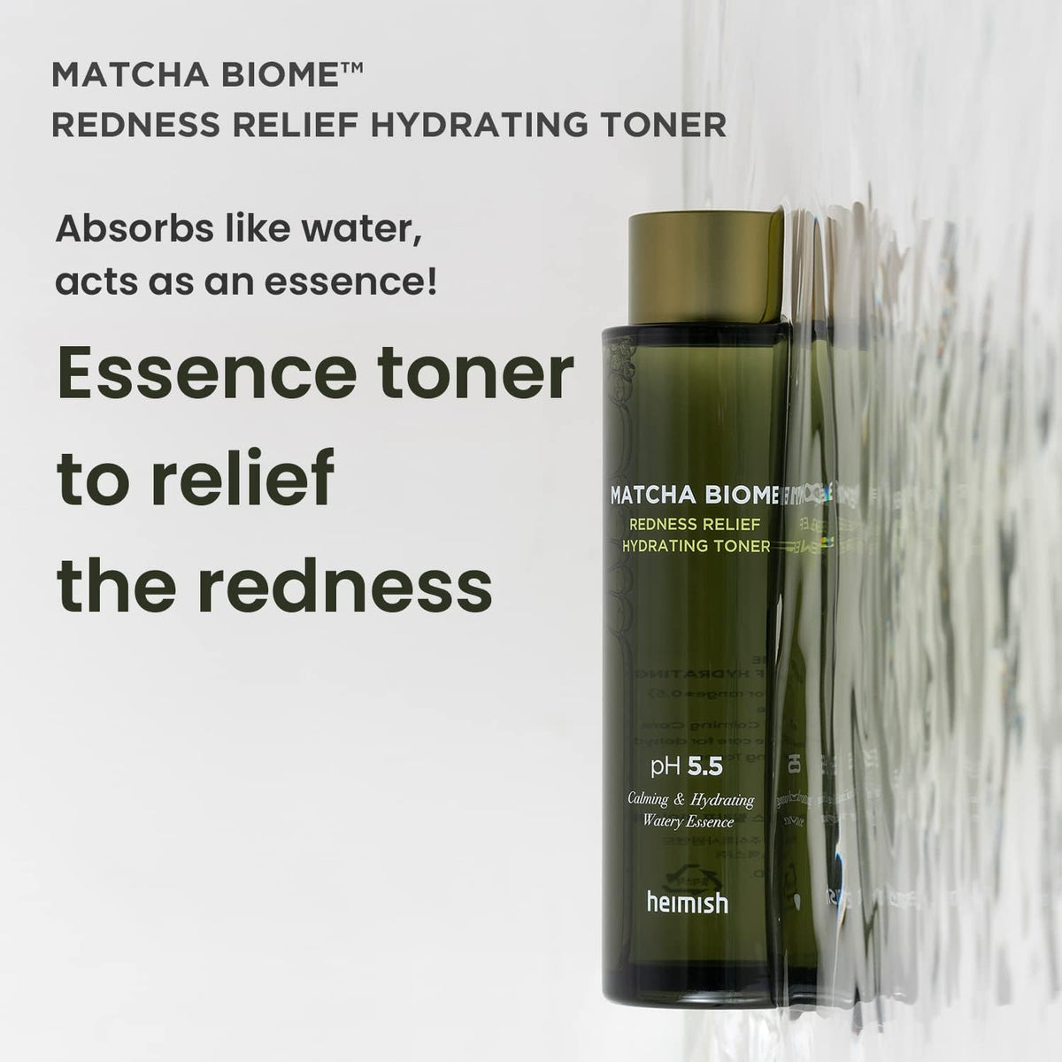 Heimish Matcha Biome Redness Relief Hydrating Toner 5.07 fl.oz / 150 ml
