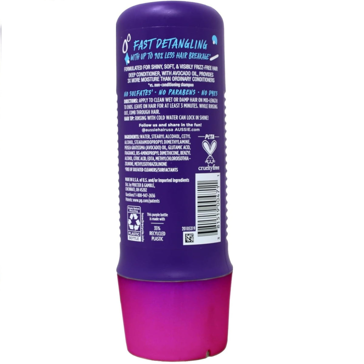 Aussie, 3 Minute Miracle Moist Deep Liquid Conditioner, 8 Oz