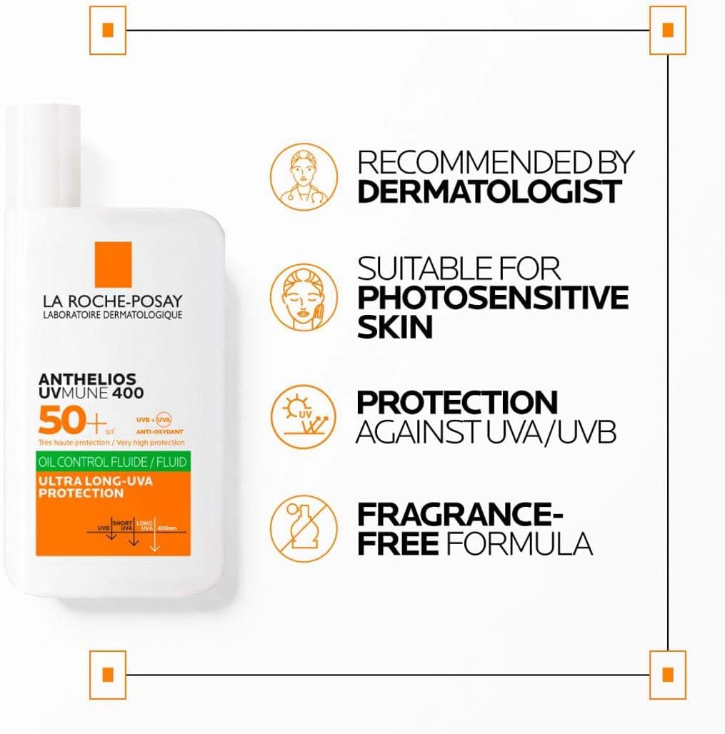 La Roche Posay - Anthelios UVMUNE 400 Oil-Control Fluid SPF50+ - 50ml