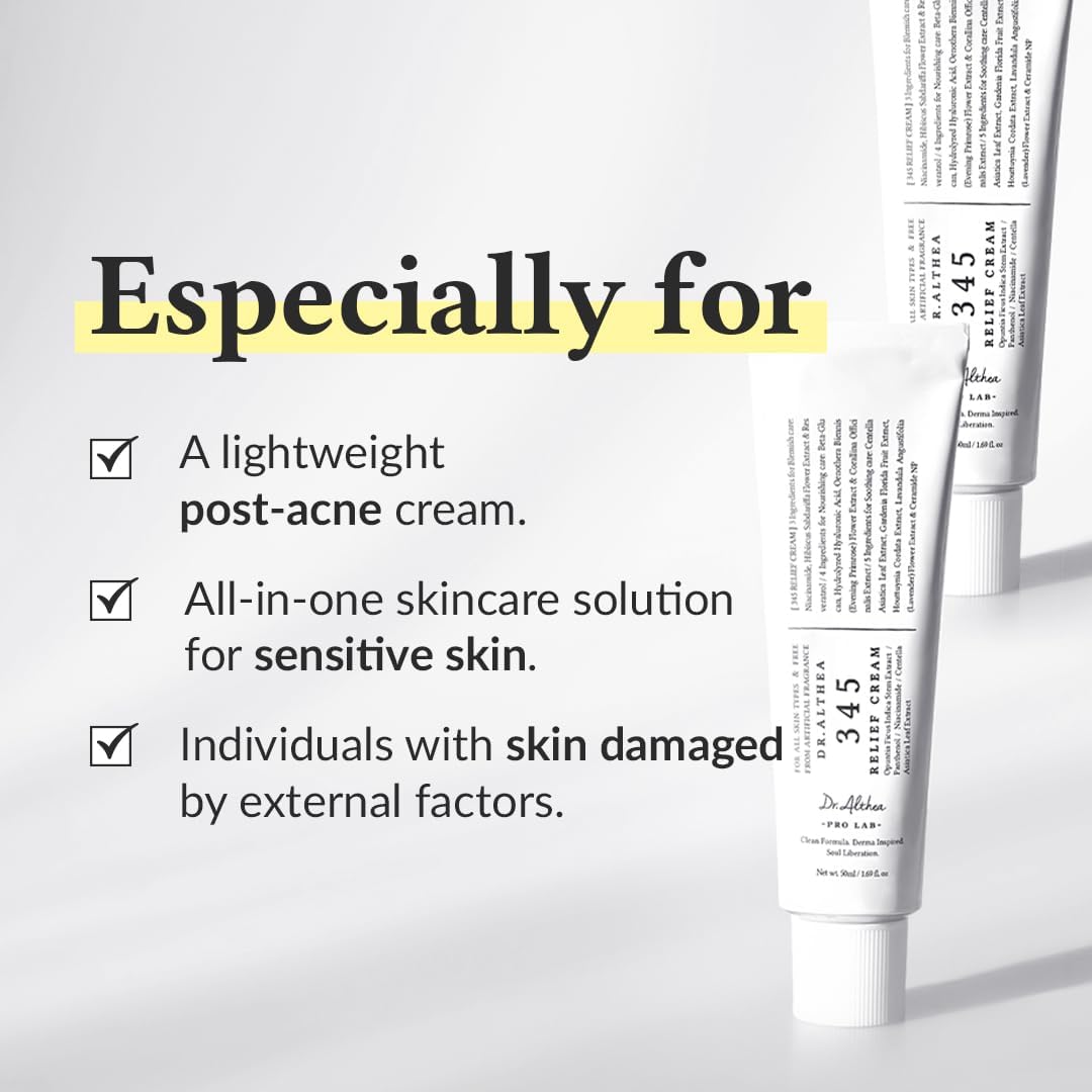 Pack of Two : Dr Althea - 147 Barrier Cream(50ml) & 345 Relief Cream (50ml)