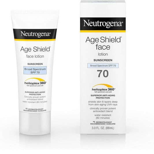 Neutrogena Age Shield Anti-Oxidant Face Lotion Sunscreen Broad Spectrum SPF 70, 88ml
