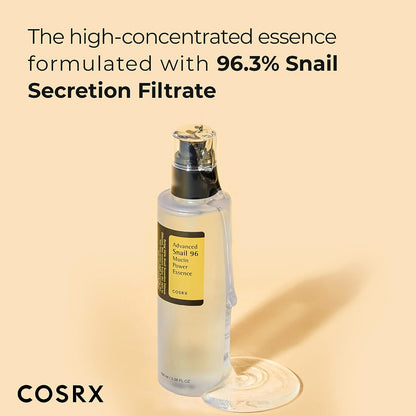 Pack of 2: COSRX Snail 96 Essence 100ml + Snail 92 Cream 100g