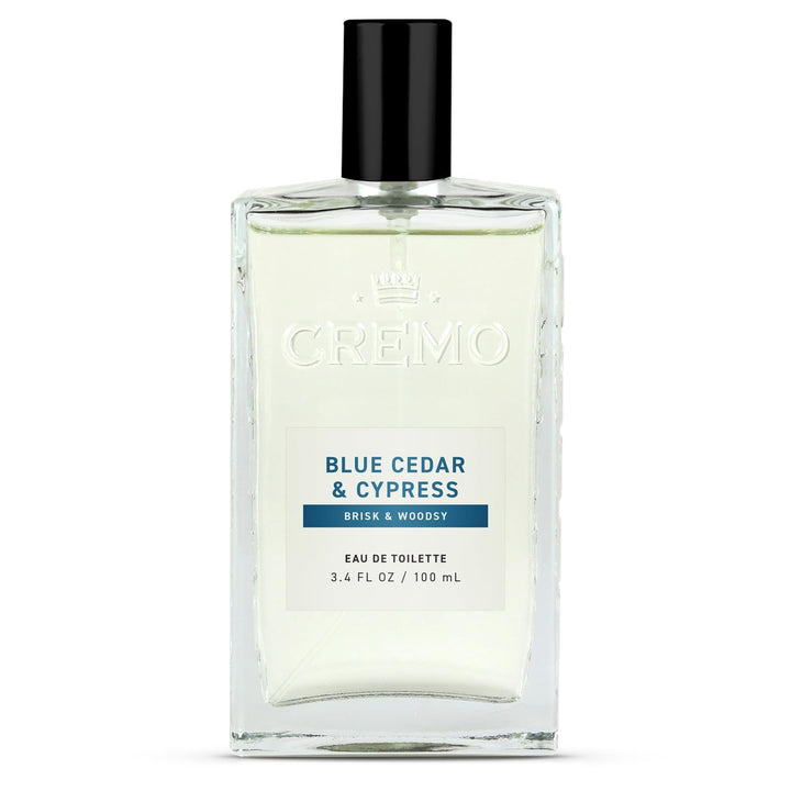 Cremo Cologne for Men - Blue Cedar & Cypress 3.4 Oz
