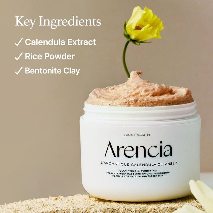 ARENCIA Calendula Rice Mochi Fresh Cleanser 120 Grams