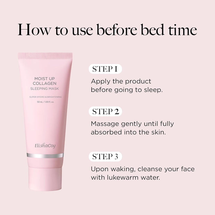 Elishakoy Collagen Sleeping Mask: Wake Up to Glowing Skin