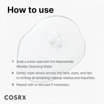 COSRX Low pH Niacinamide Micellar Cleansing Water