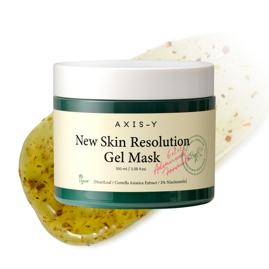 AXIS-Y New Skin Resolution Gel Mask Mugwort with 2% Niacinamide 100ml