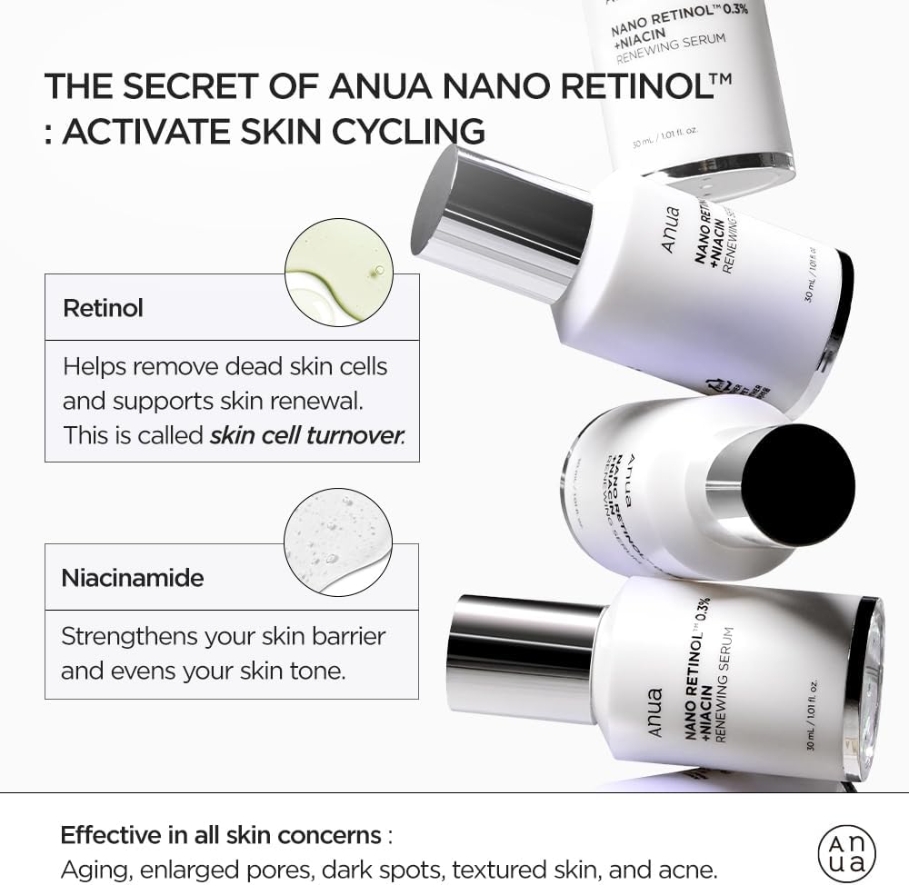 ANUA RETINOL 0.3% + NIACIN RENWEING SERUM 30ml