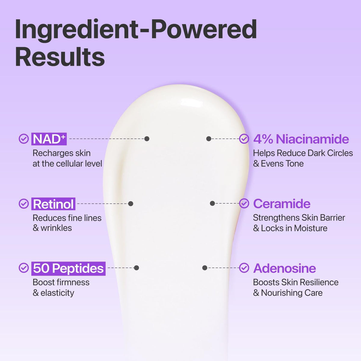 numbuzin No.9 Eye Cream | NAD+ Retinol Volume Eye Cream 0.33 fl. oz