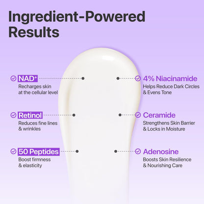 numbuzin No.9 Eye Cream | NAD+ Retinol Volume Eye Cream 0.33 fl. oz