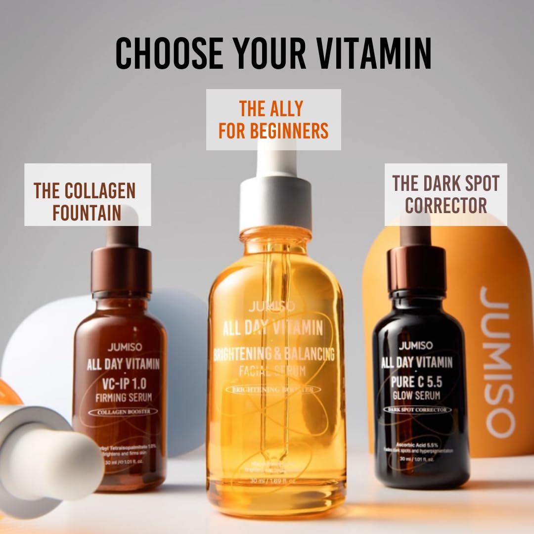 JUMISO All Day Vitamin Serum, Brightening & Balancing Facial Serum 30 ml