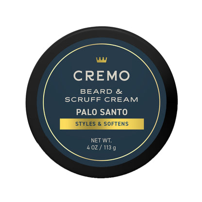 Cremo Beard & Scruff Cream Palo Santo (Reserve Collection) 4oz