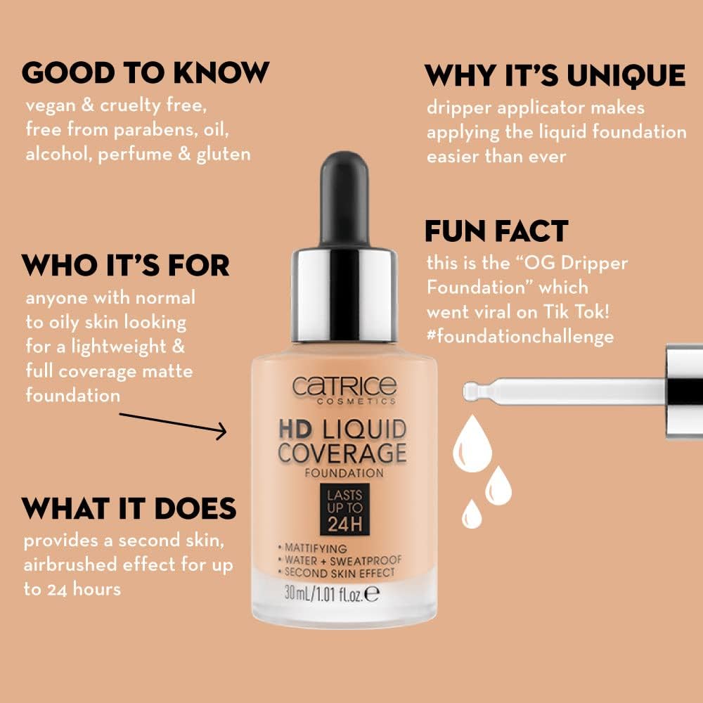 Catrice Hd Liquid Coverage Foundation 30 ML