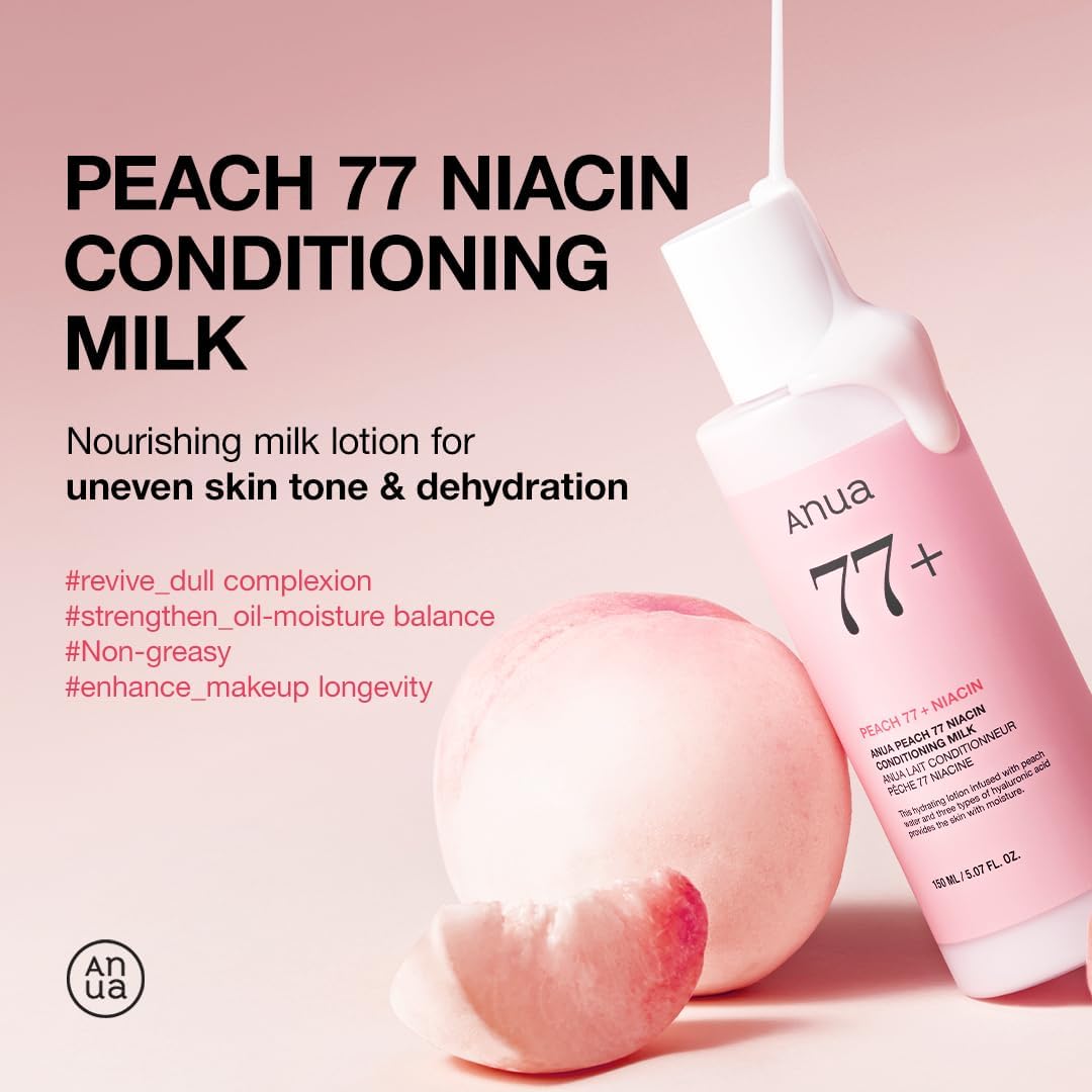 ANUA Peach 77 Niacin Conditioning Milk 5.07fl.oz / 150ml