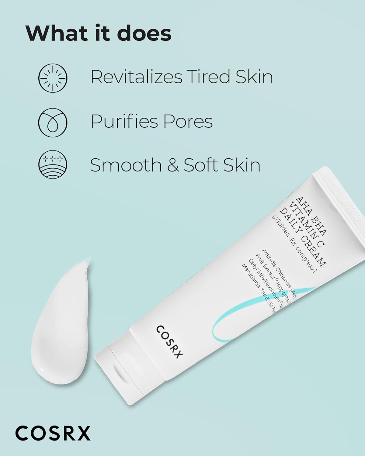 COSRX Refresh AHA BHA Vitamin C Daily Cream