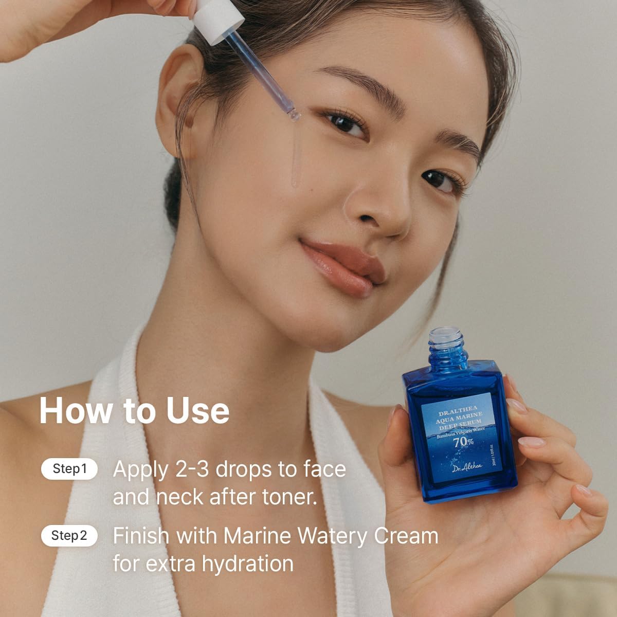 Dr.Althea Aqua Marine Deep Serum | Instant Hydration & Soothing Facial Serum 30ml