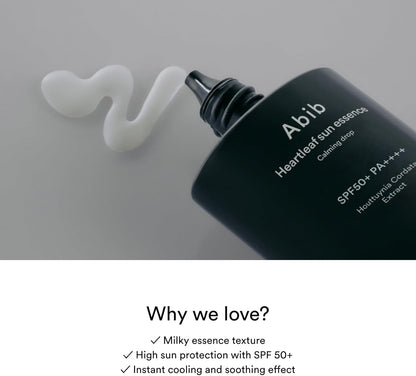 Abib HEARTLEAF SUN ESSENCE CALMING DROP 50ml