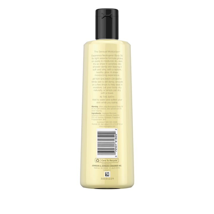 NEUTROGENA® Body Oil Light Sesame Formula Fragrance Free 8.5 oz