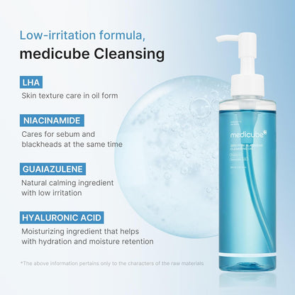 Medicube Zero Pore Blackhead Cleansing Oil | Makeup Remover for all skin types 80g