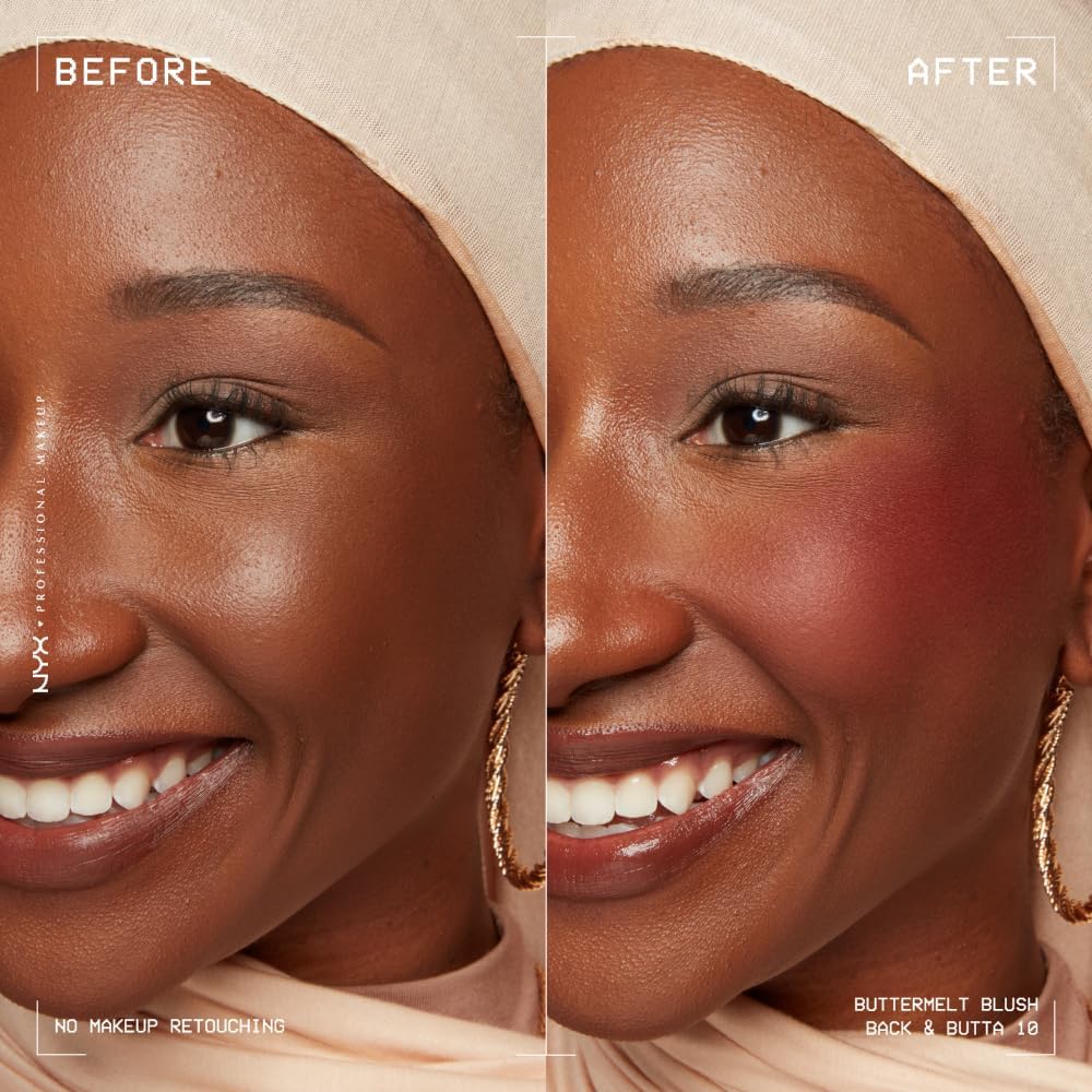 NYX Professional Makeup Buttermelt Blush, Powder Blush