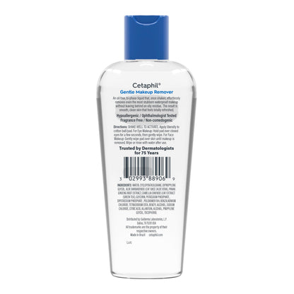 Cetaphil Gentle Waterproof Makeup Remover Oil Free 6 oz