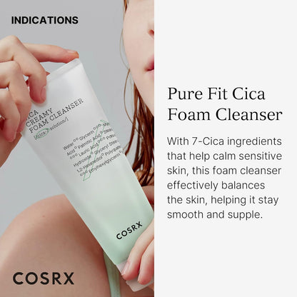 COSRX Pure Fit Cica Creamy Foam Cleanser