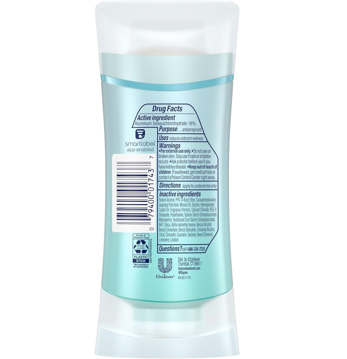 Degree Advanced 72-Hour Motionsense Antiperspirant & Deodorant Stick, Sexy Intrigue, 2.6 OZ
