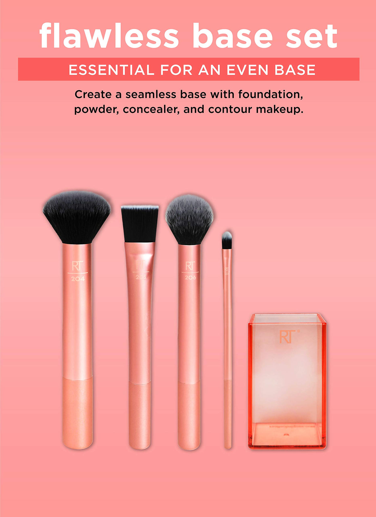 REAL TECHNIQUES Flawless Base Brush Set