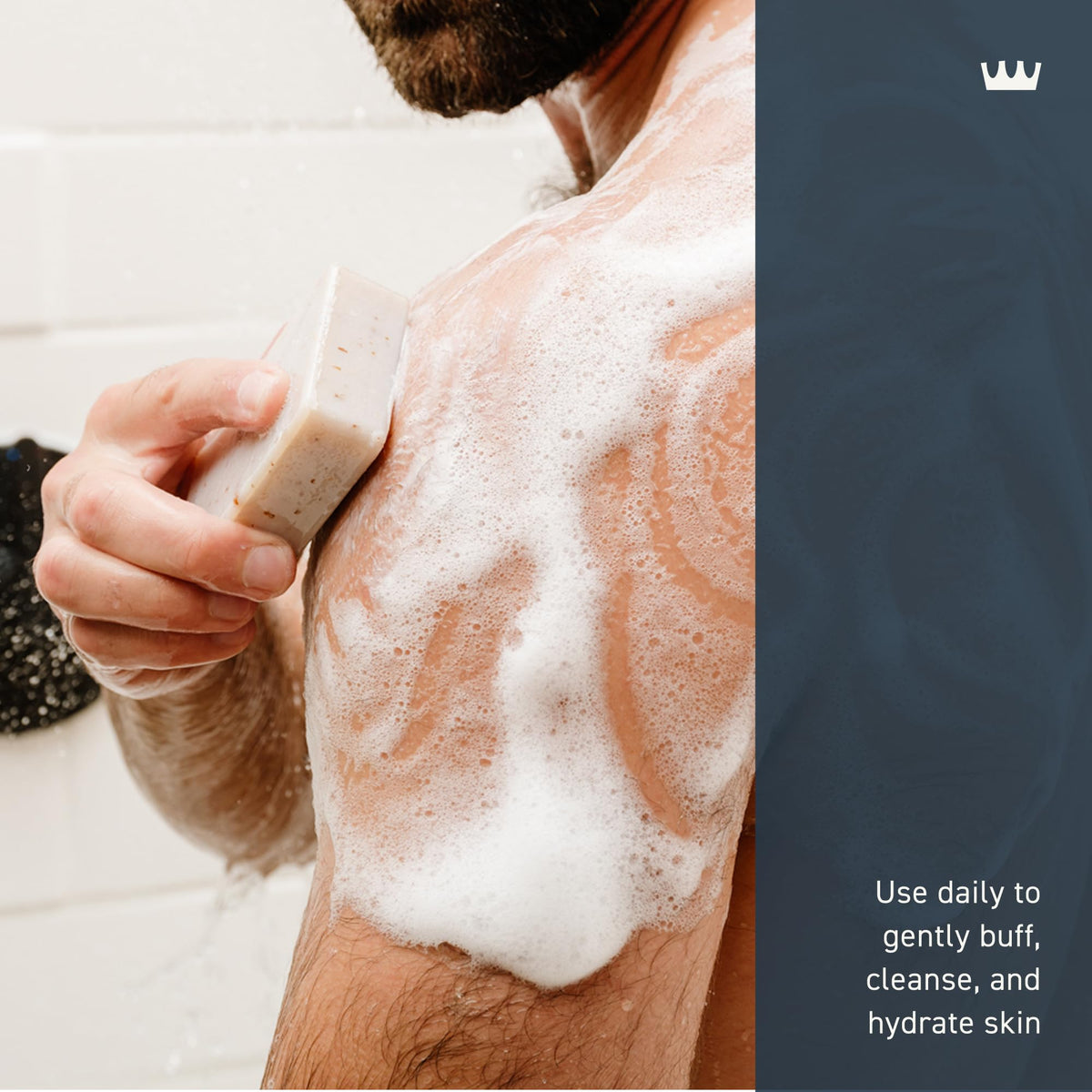 Cremo Exfoliating Body Bar for Men Palo Santo Scent 5 Oz