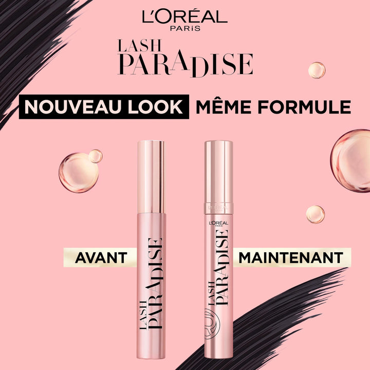 L'Oreal Paris Paradise Mascara, Black Waterproof, 6.4 ml