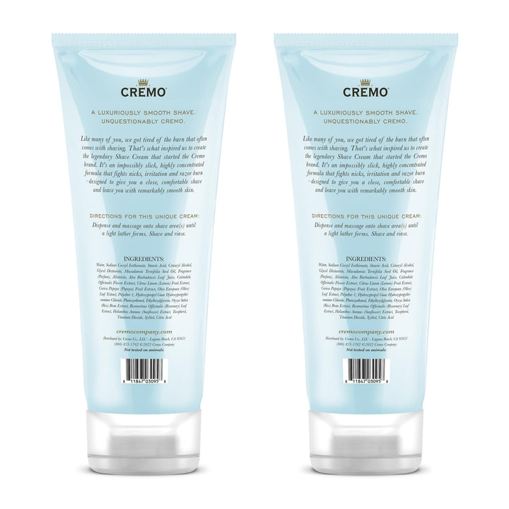 Cremo Womens Shaving Cream Vanilla & Orchid 6 Oz