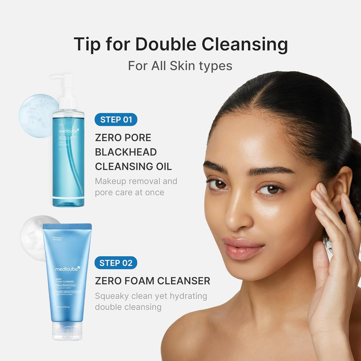 Medicube Zero Pore Blackhead Cleansing Oil | Makeup Remover for all skin types 80g