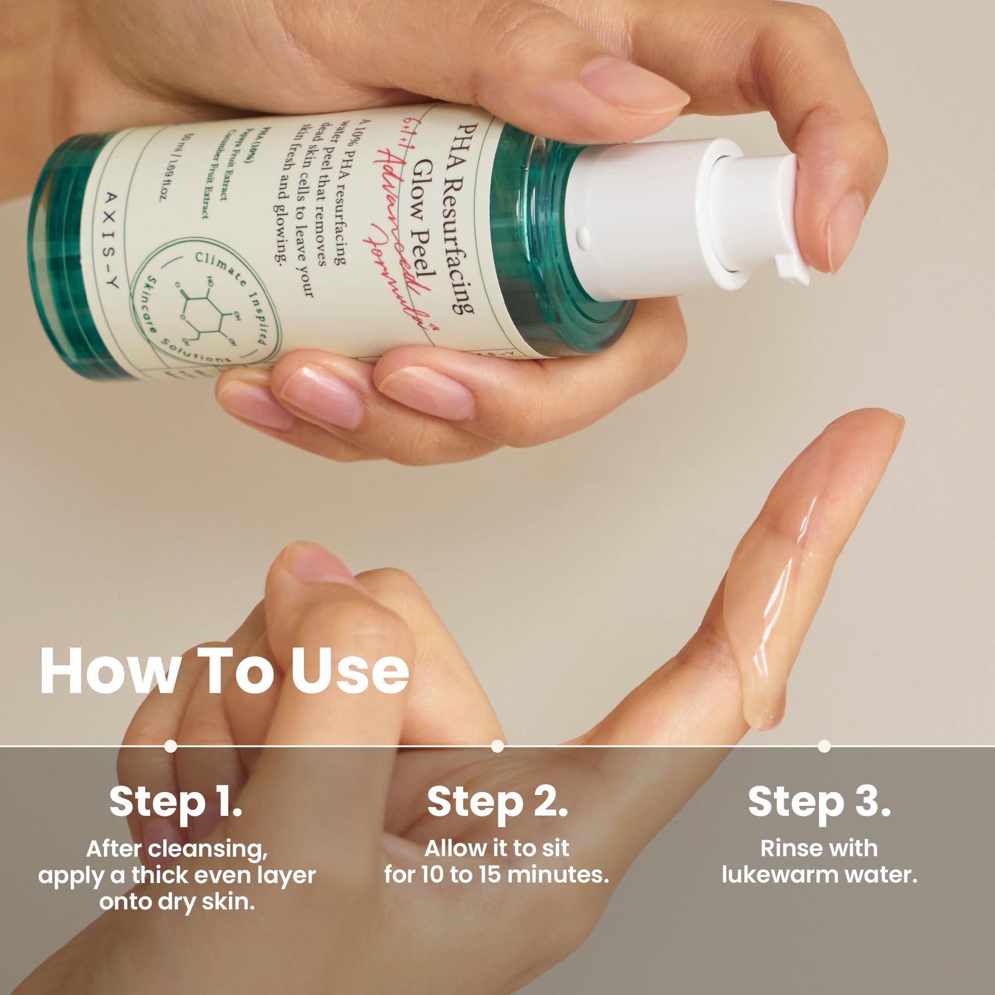AXIS-Y PHA Resurfacing Glow Peel 50ml