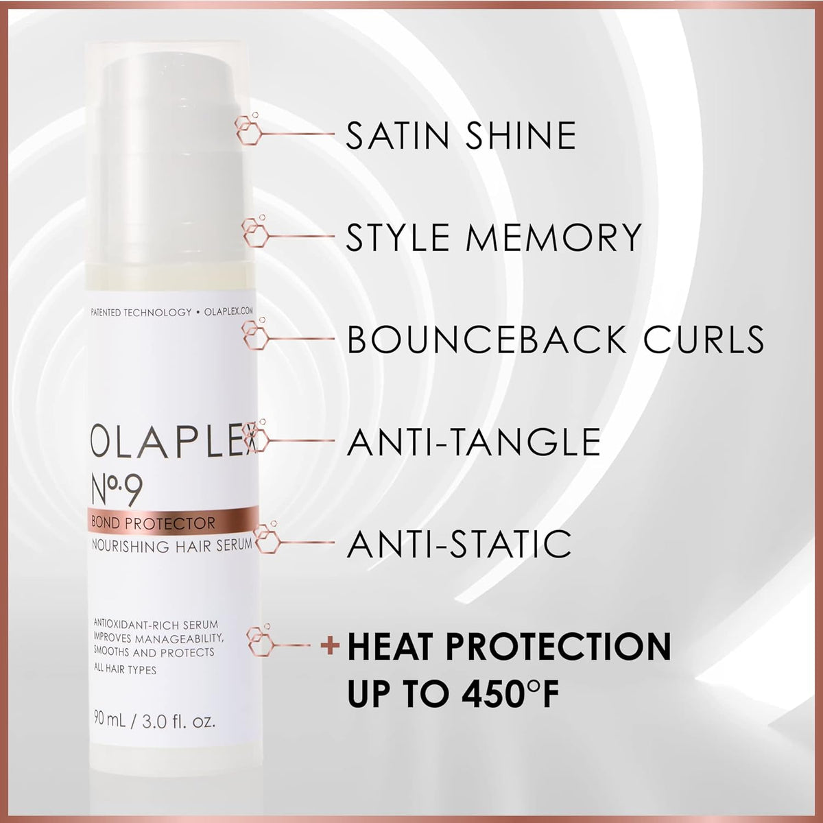 OLAPLEX No. 9 Protective Hair Serum, 90 ml (Pack of 1)