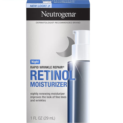 Neutrogena Rapid Wrinkle Repair Retinol Night Face Moisturizer with Hyaluronic Acid 1 fl. oz