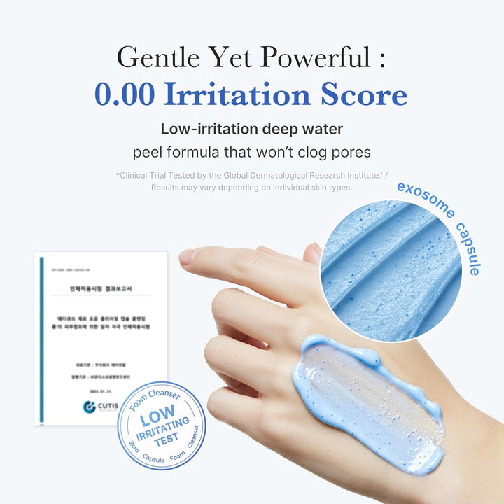 Medicube Zero Pore Clear Blue Capsule Facial Deep Cleanser Foam 120g