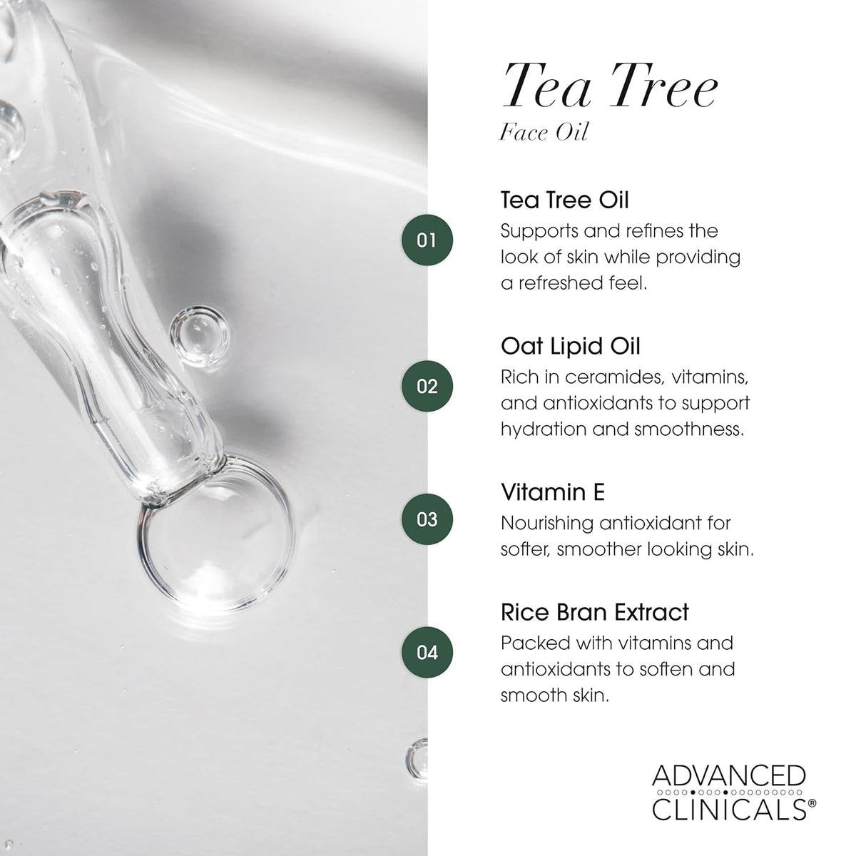 Advanced Clinicals, Tea Tree Oil, 1.8 Fl Oz (53 Ml)