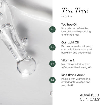 Advanced Clinicals, Tea Tree Oil, 1.8 Fl Oz (53 Ml)