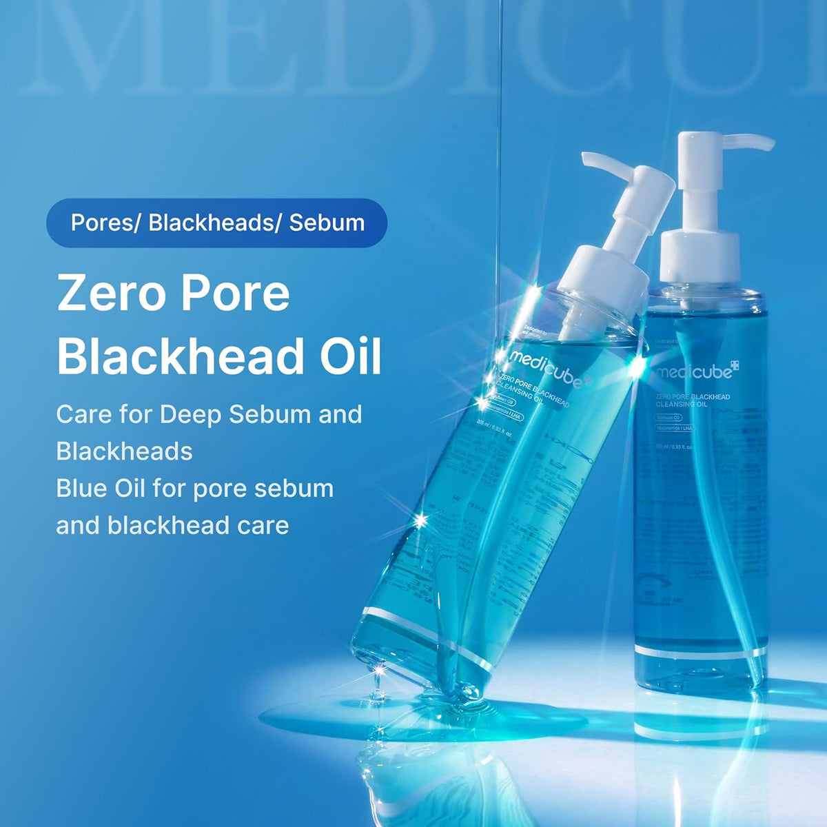 Medicube Zero Pore Blackhead Cleansing Oil | Makeup Remover for all skin types 80g