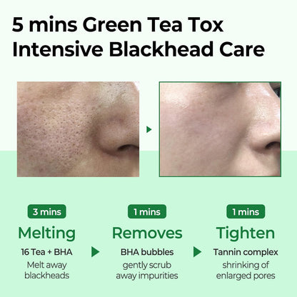 Some By Mi Green Tea Tox Bubble Cleanser 120g
