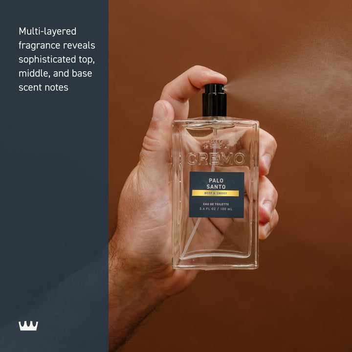 Cremo Cologne for Men - Palo Santo 3.4 Oz