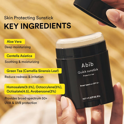 Abib Quick Sunstick Protection Bar SPF50+ PA++++ 22 g