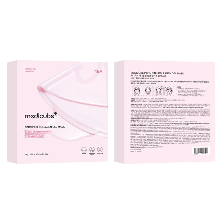 Medicube Salmon DNA PDRN Pink Collagen Jelly Gel Mask 4ea