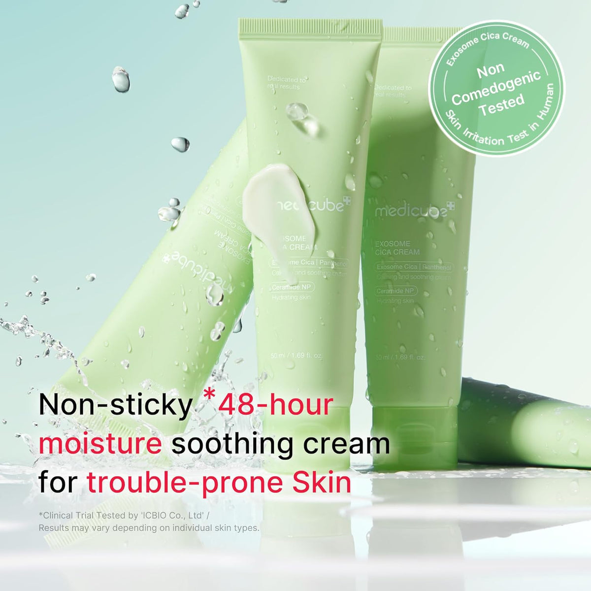 Medicube Exosome Cica Tea Tree Cream for Sensitive Skin 1.7 fl oz
